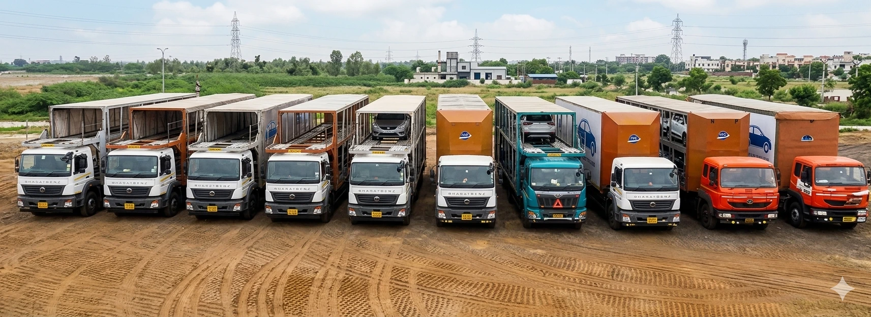 DTDC Transport moving truck
